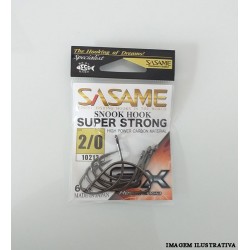 Anzol Sasame Snook Hook Nº 2/0 C/6 (Super Strong)