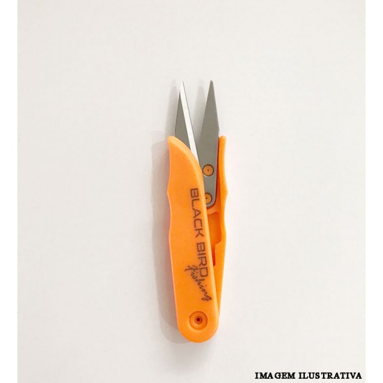 Aparador de linha Black Bird Fishing Laranja - Tesoura Aparador de linha Black Bird Fishing Laranja - Tesoura