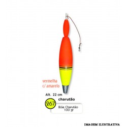 Boia Barão Charutão 100g - Vermelho/ Amarelo - 267