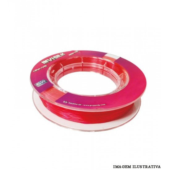 Linha Asso Invisilk 0,40mm/36,3lb 300m Rosa