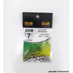 Split Ring Nº7 38lb c/20 - Celta