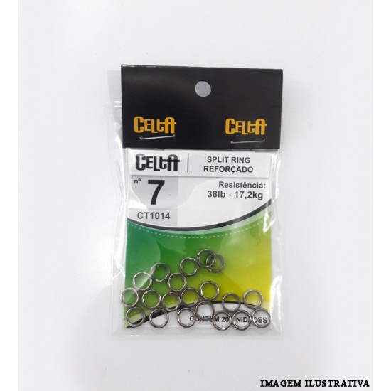 Split Ring Nº7 38lb c/20 - Celta