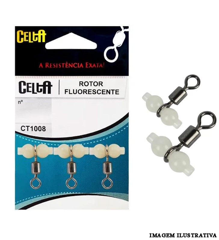 Rotor De Pesca Celta Fluorescente G - CT 1008