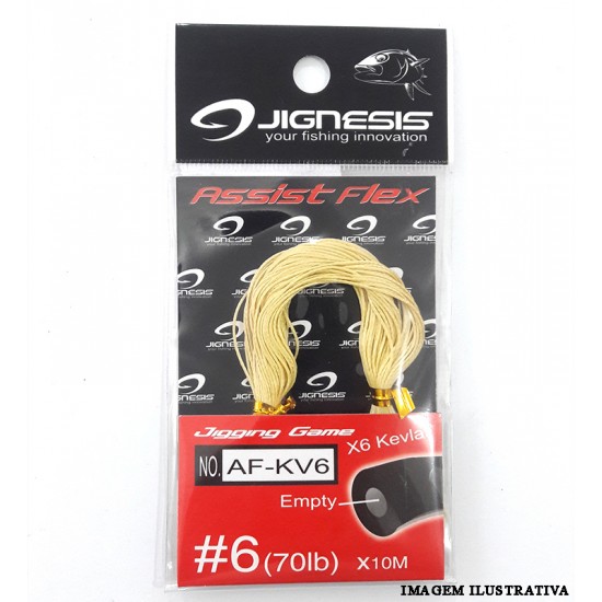 Linha de Kevlar - 70lb #6 -No. AF-KV6 - Jignesis