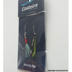 Micro Jig caolho Costeira 6g Preto/Verde – Juva Pesca