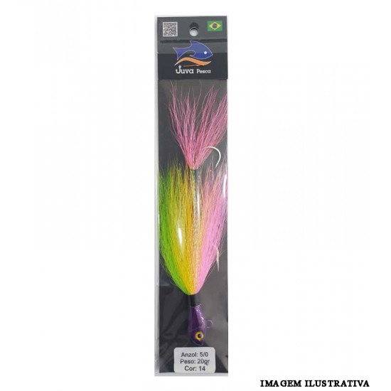 Jig Streamer Scorpion 5/0 20g – Cor 04 – Juva Pesca