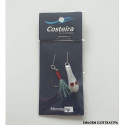 Micro jig Sapinho Costeira 7g Prata – Juva Pesca