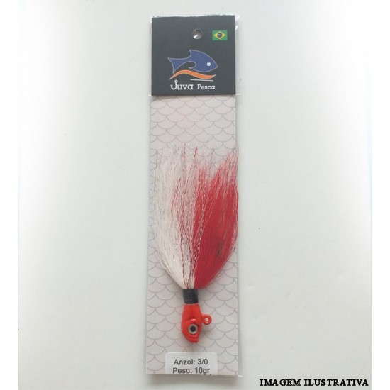 Jig Streamer 10g 3/0– Cor 02 – Juva Pesca