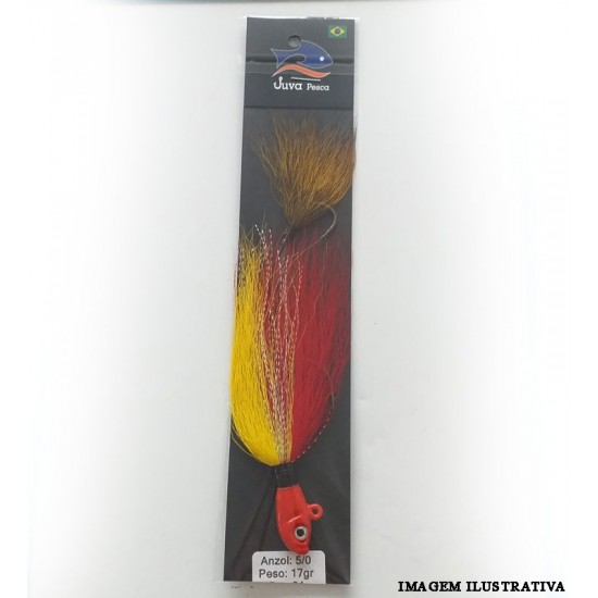 Jig Streamer Scorpion 17g – Cor 01 – Juva Pesca