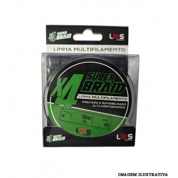 Linha Multifilamento Lumis Super Braid 4X – 100m 0,25mm 30lbs (Cor Verde)