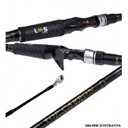 Vara Top Carbon Torayca Carretilha 8.0 - 2,4m - 20-50lb - Lumis