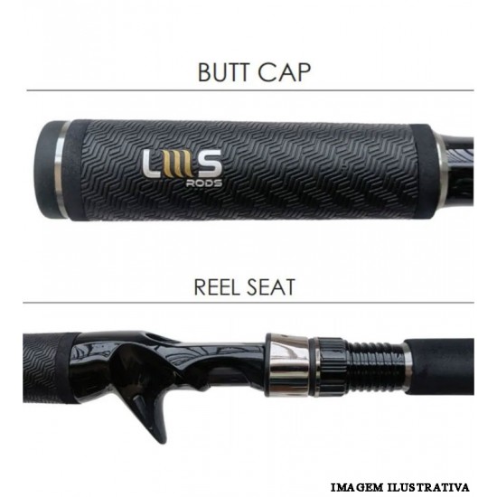 Vara Top Carbon Torayca Carretilha 8.0 - 2,4m - 20-50lb - Lumis