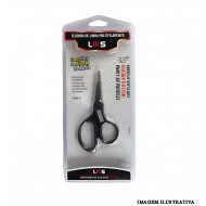 Tesoura Lumis De Linha Multifilamento 14cm C/ Placa Afiadora Preto