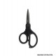Tesoura Lumis De Linha Multifilamento 14cm C/ Placa Afiadora Preto
