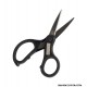 Tesoura Lumis De Linha Multifilamento 14cm C/ Placa Afiadora Preto