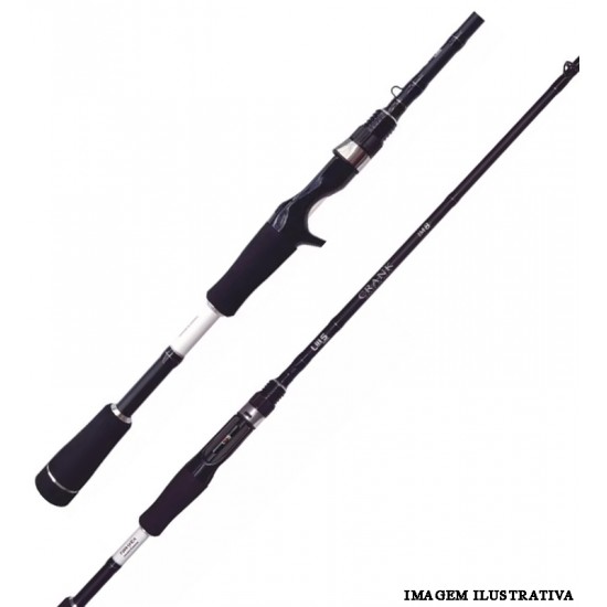 Vara Lumis Crank IM8 Carretilha 2,40m 60Lb 2 Partes - BONE LUMIS GRATÍS - 