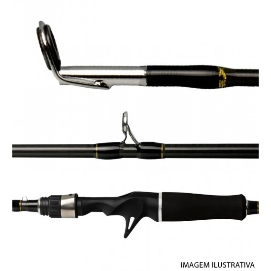 Vara Crazzy Eddy IM7 Carretilha 8’0” - 2.4m 20-50lb - Lumis Vara Crazzy Eddy IM7 Carretilha 8’0” - 2.4m 20-50lb - Lumis