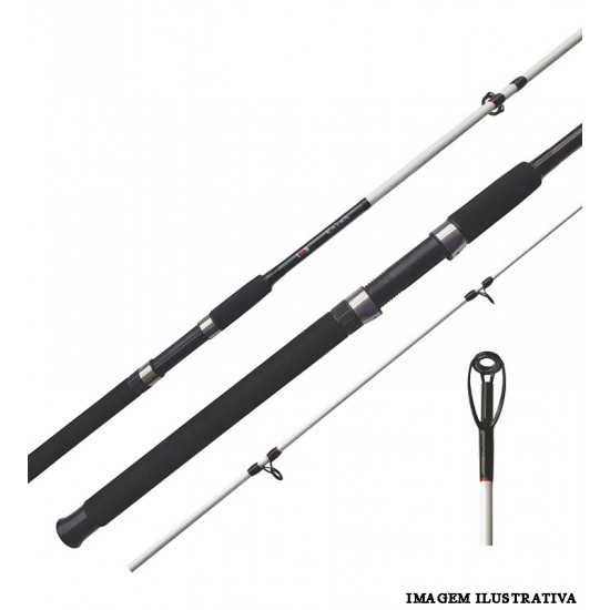 Vara Lumis Katra Molinete 2,40m 50Lb 2 Partes