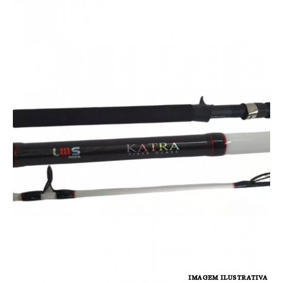 Vara Lumis Katra Carretilha 2,40m 50Lb 2 Partes