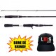 Vara Lumis Crank IM8 Carretilha 2,40m 60Lb 2 Partes - BONE LUMIS GRATÍS - 