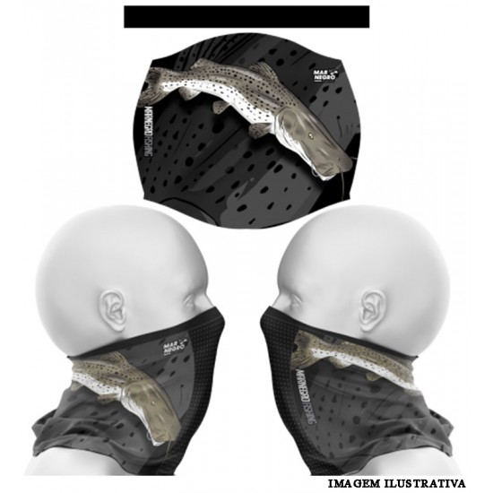 Protetor facial para Pesca Pintado - Mar Negro