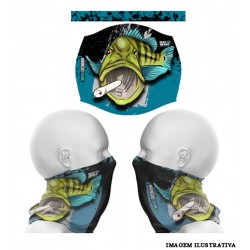 Protetor facial para pesca Tucunaré Azul - Mar Negro