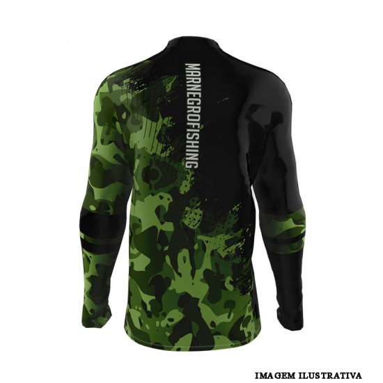 Camiseta Masculina 2021 Verde Camuflado G - Mar Negro