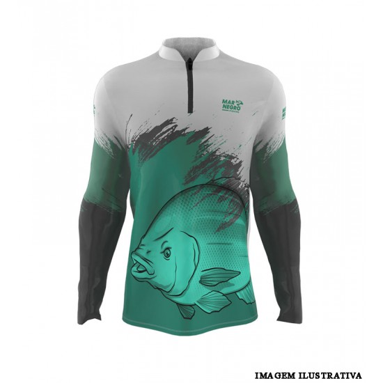 Camiseta Masculina 2021 Tilapia P - Mar Negro