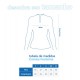 Camiseta Slim Feminina 2020 Azul Piscina Tamanho M s/ Luvinha - Mar Negro