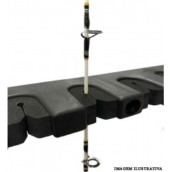 Suporte para Varas Mar Negro Rack 7 Organizador de Parede