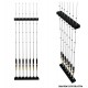 Suporte para Varas Mar Negro Rack 7 Organizador de Parede