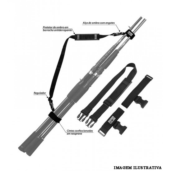 Alça para transporte de Vara Ajustavel Rod Carrier - Marine Sports