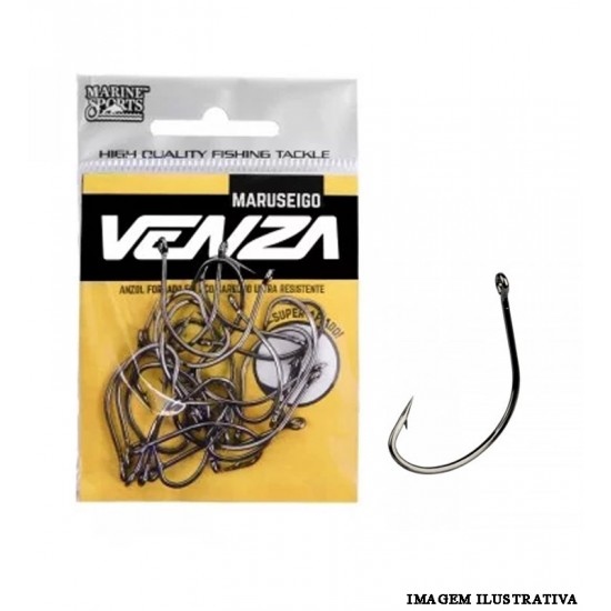 Anzol Venza Maruseigo Black Nº 20 c/25 - Marine Sports