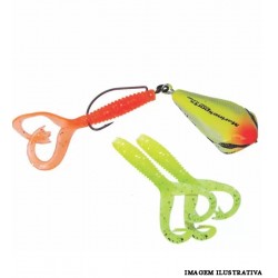 Isca Sapito SP-40 - Laranja e verde - Marine Sports