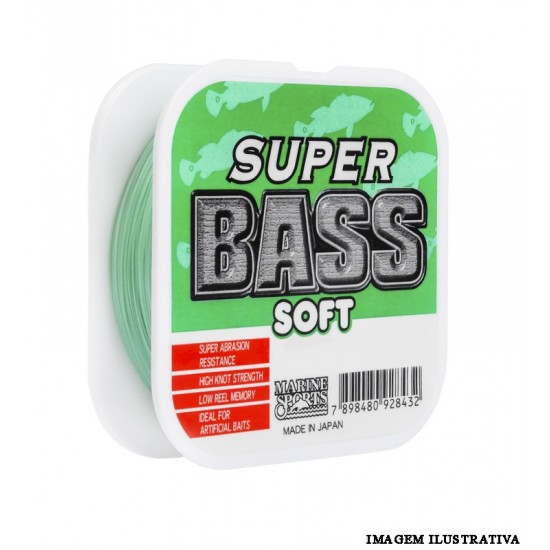 Linha Super Bass 0,37mm Green 250m - Marine Sports Linha Super Bass 0,37mm Green 250m - Marine Sports