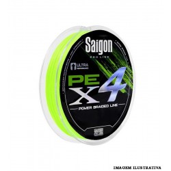 Linha Saigon X4 - Verde - 0,33mm 55lb - 150m - Marine Sports