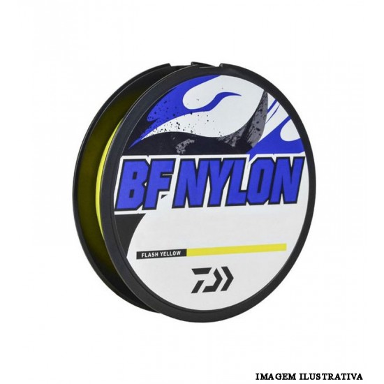 Linha Daiwa BF Nylon 25lb 0,40mm 300m Flash Yellow