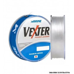 Linha Marine Sports Vexter Power Leader 50m  0.40mm 23,4lb 10,6kg - Leader (líder)