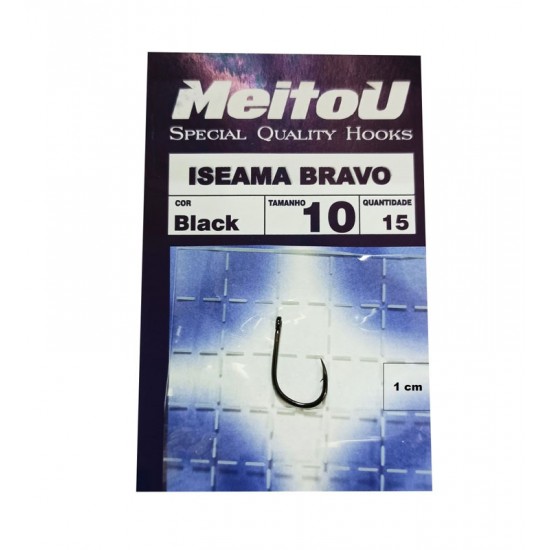 Anzol Meitou Iseama Bravo Nº10 C/15un. 