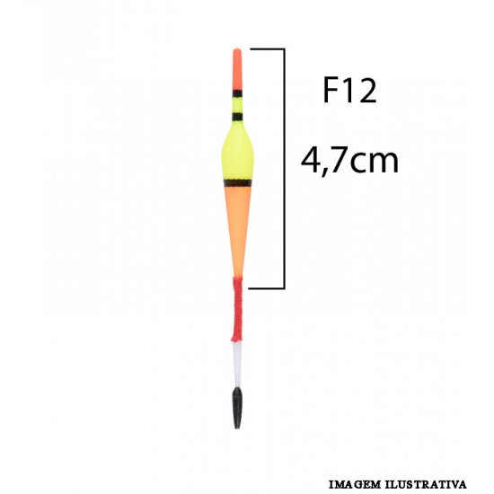 Boia Plástica Palito Pesca De Tilápias E Lambaris 02 un 4,7cm F12 - Maruri