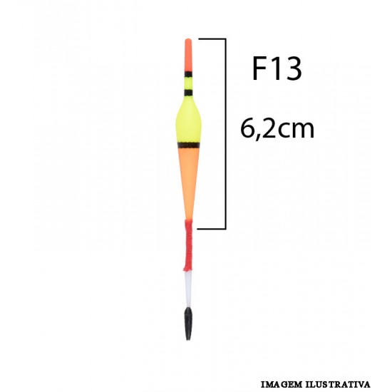 Boia Plástica Palito Pesca De Tilápias E Lambaris 02un 6,2cm F13 - Maruri