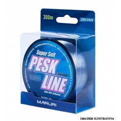 Linha De Monofilamento Pesk Line 0,35mm 15,2lb 300mt