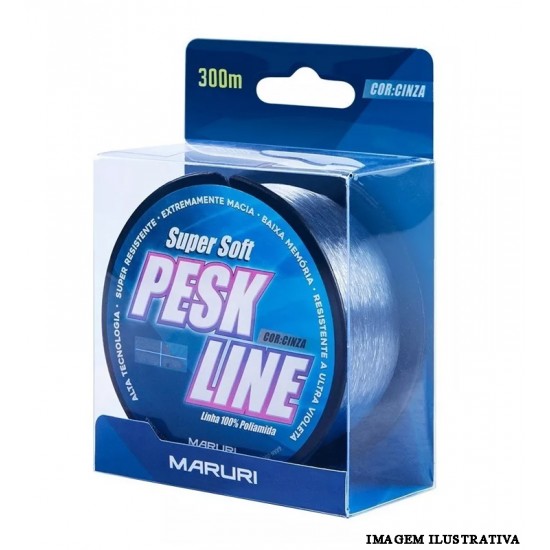 Linha De Monofilamento Pesk Line 0,40mm 19,4lb 300mt