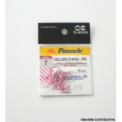 Anzol Color Chinu PK Nº 7 - c/10 - Pinnacle