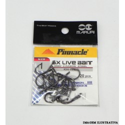 Anzol 3x Live Bait Nº 01 c/20 – Pinnacle