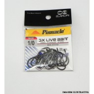 Anzol 3x Live Bait Nº 1/0 c/20 – Pinnacle