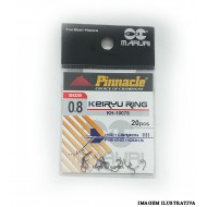 Anzol Keiryu Ring Nº 0.8 c/20 – Pinnacle