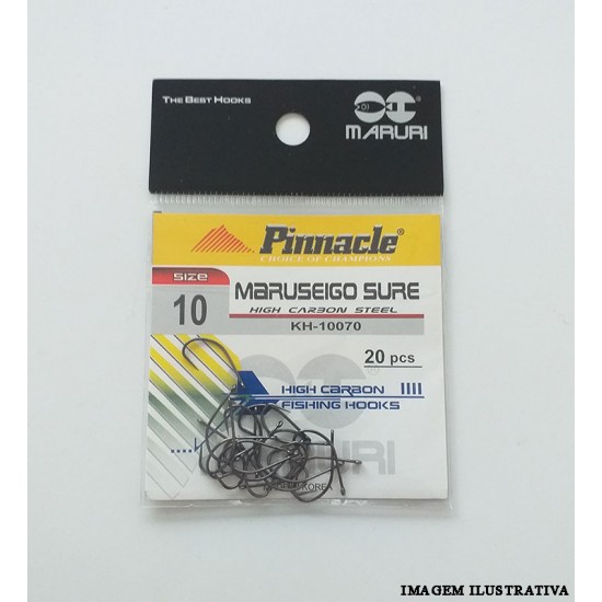 Anzol Maruseigo Sure Nº 10 c/20 - Pinnacle