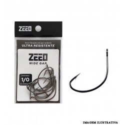 Anzol ZEEO Wide Gap Nº 1/0 - 10un