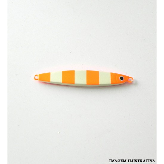 Jig Billy 60g 9cm - List. Laranja/Glow - NS